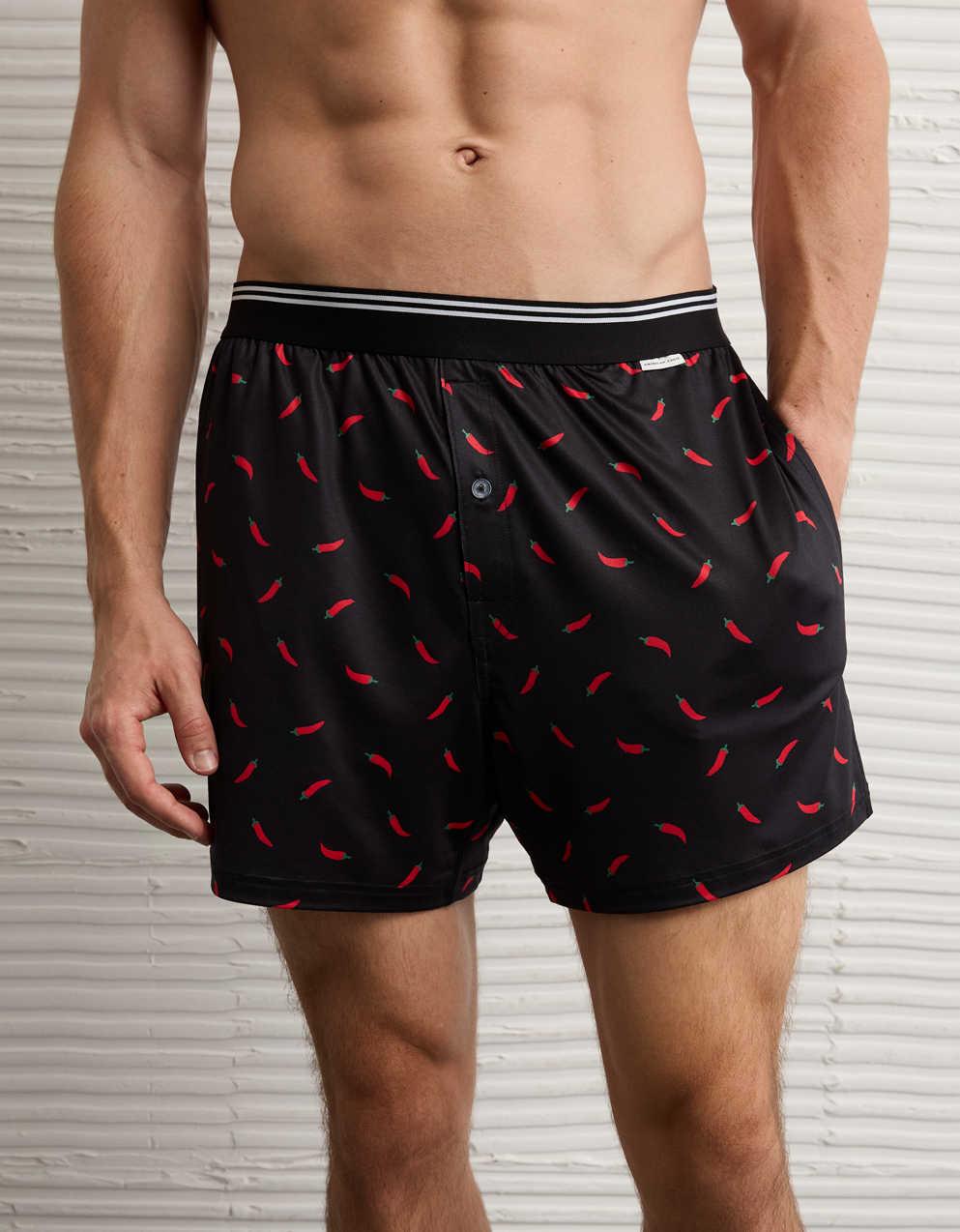 AEOメンズ・バレンタインデー・ウルトラソフト・ポケットボクサー・ショートパンツ