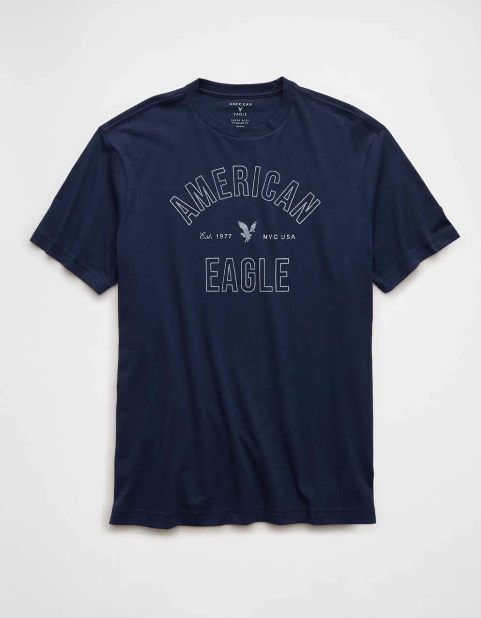 AE Standard Fit Lightweight Logo Graphic T-Shirt