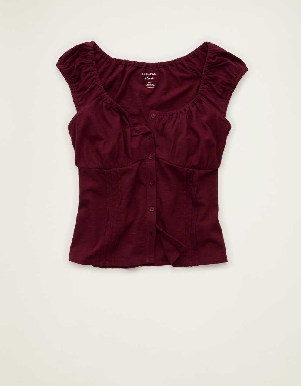 AE Sunchaser Button-Up T-Shirt