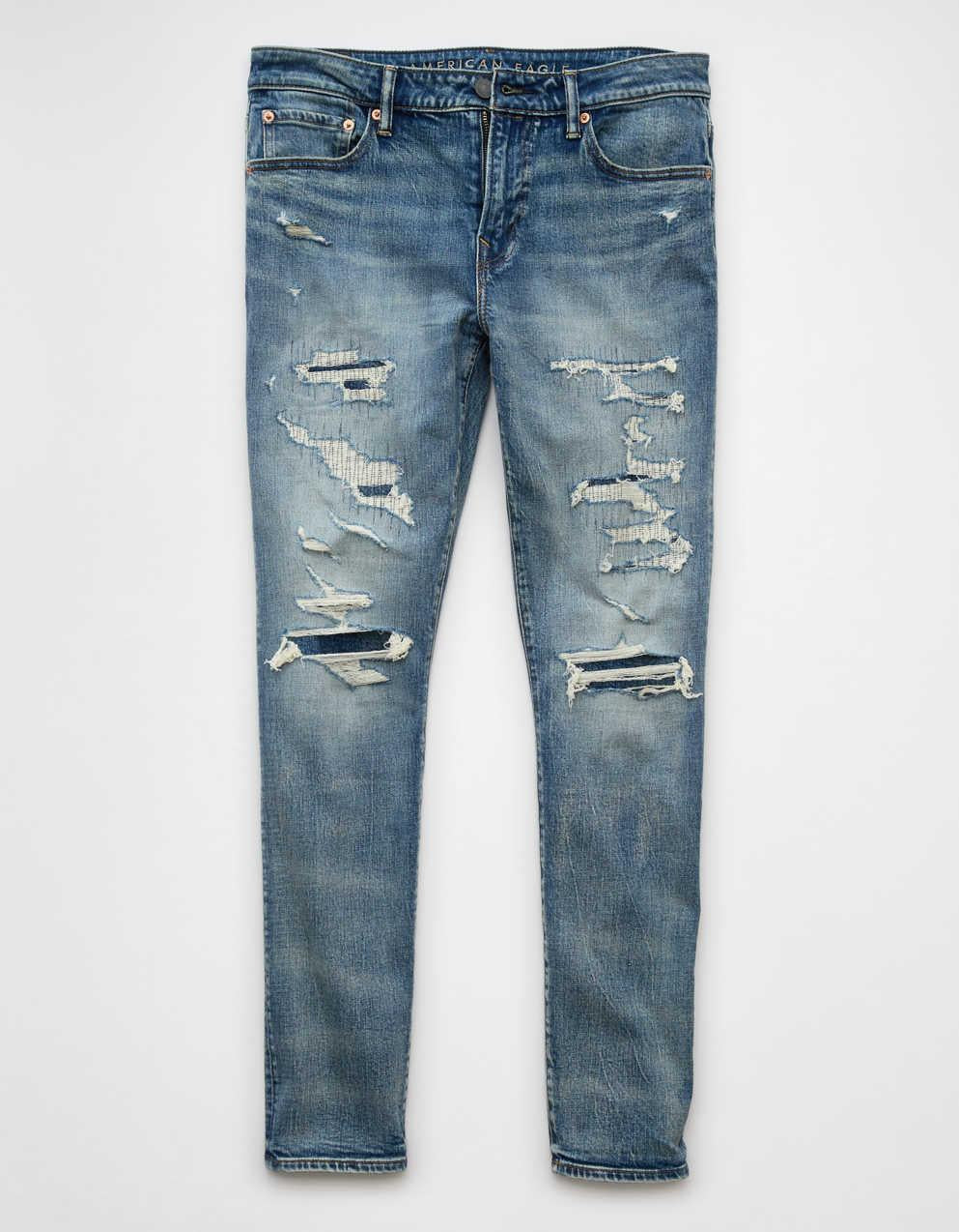 AE AirFlex+ Patched Athletic Skinny Jean