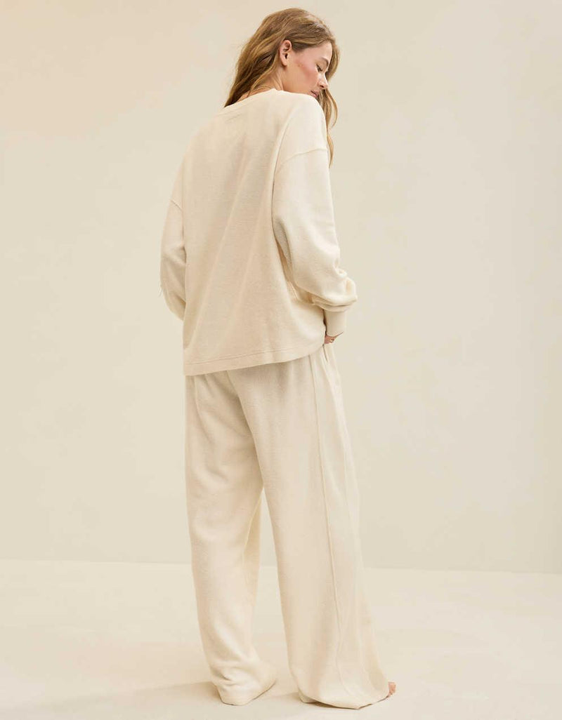 Aerie Sherpa Henley Sweatshirt