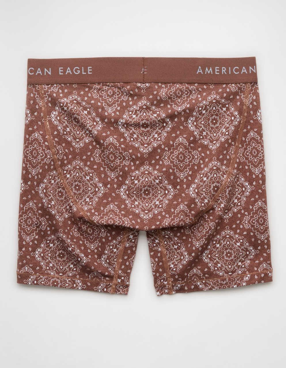 AEOメンズバンダナ6インチクラシックボクサーブリーフ