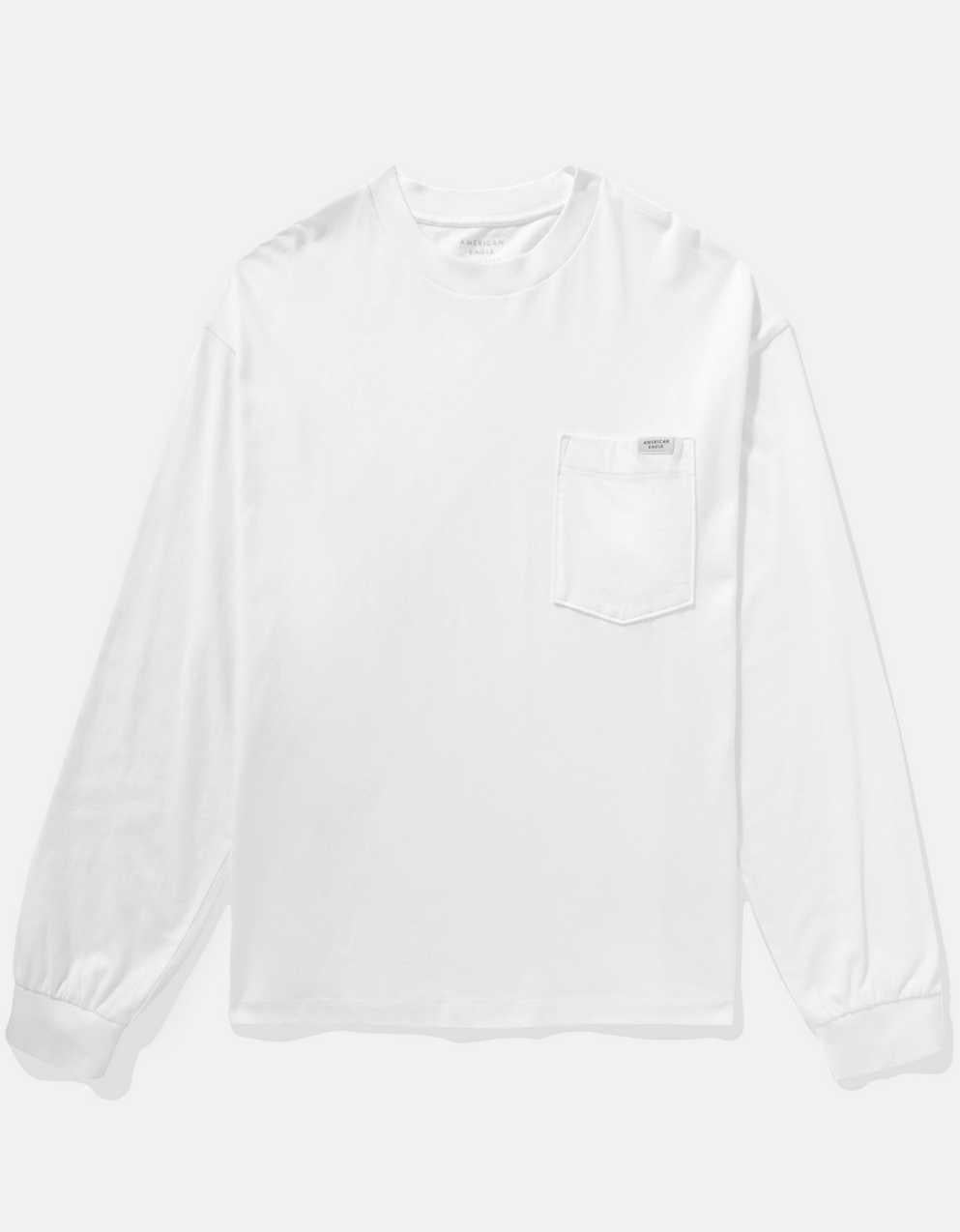AEオーバーサイズ・ロングスリーブ・ヘビーウェイト・ポケットTシャツ