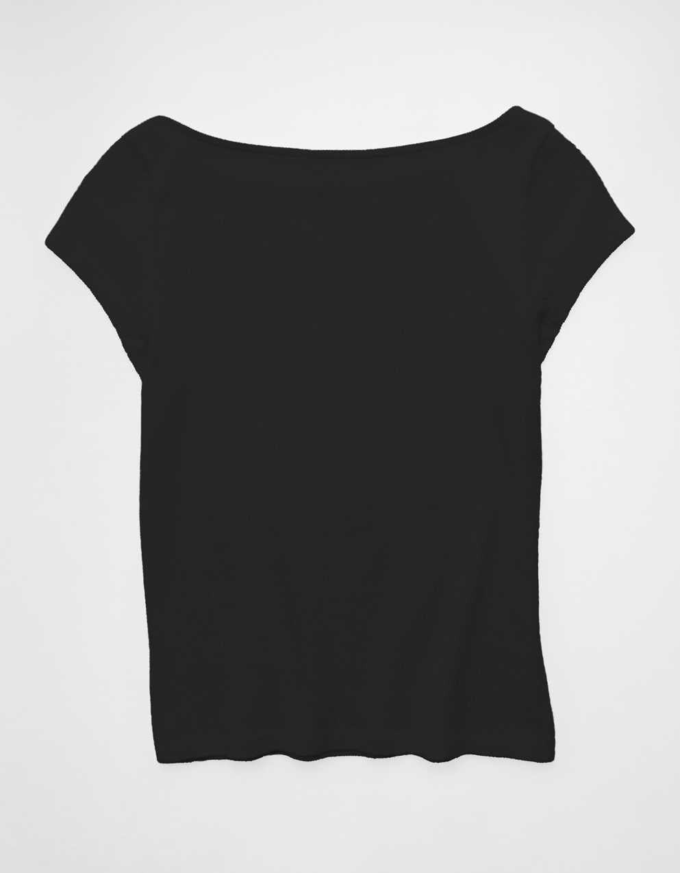 AE V-Neck Textured T-Shirt
