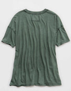 Aerie オーバーサイズ・クルー・ボーイフレンドTシャツ