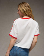 AEグラフィック・メッシュTシャツ