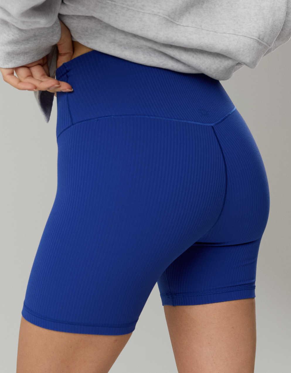 OFFLINE By Aerie Real Me XTRA Ribbed High Waisted 5' Bike Short（バイ・アリー リアル・ミー・エクストラ・リブ・ハイウエスト・5インチ・バイク・ショート