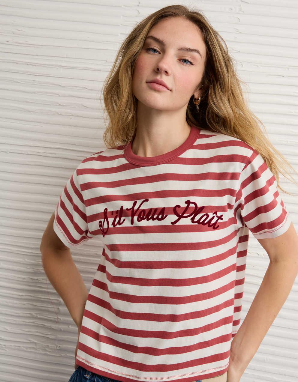 AE元カレ・グラフィックTシャツ