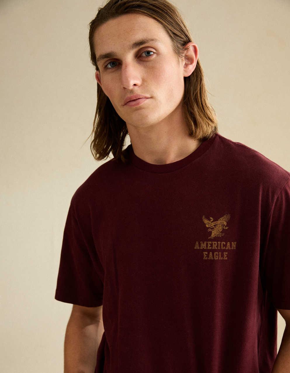 AE スタンダード・フィット・グラフィック・ロゴTシャツ