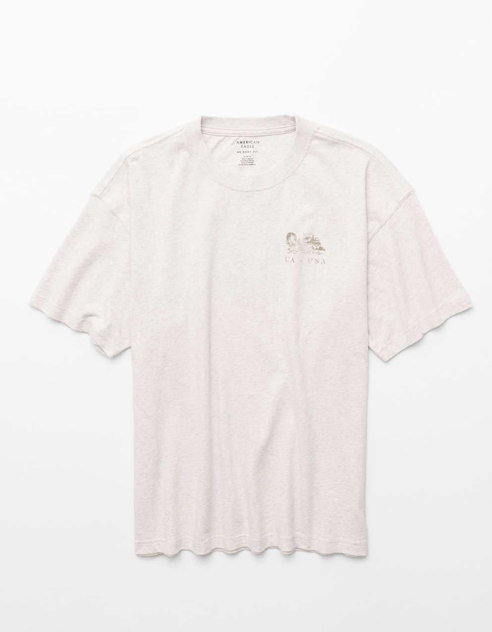 AE ボクシーフィット デスティネーション グラフィックTシャツ