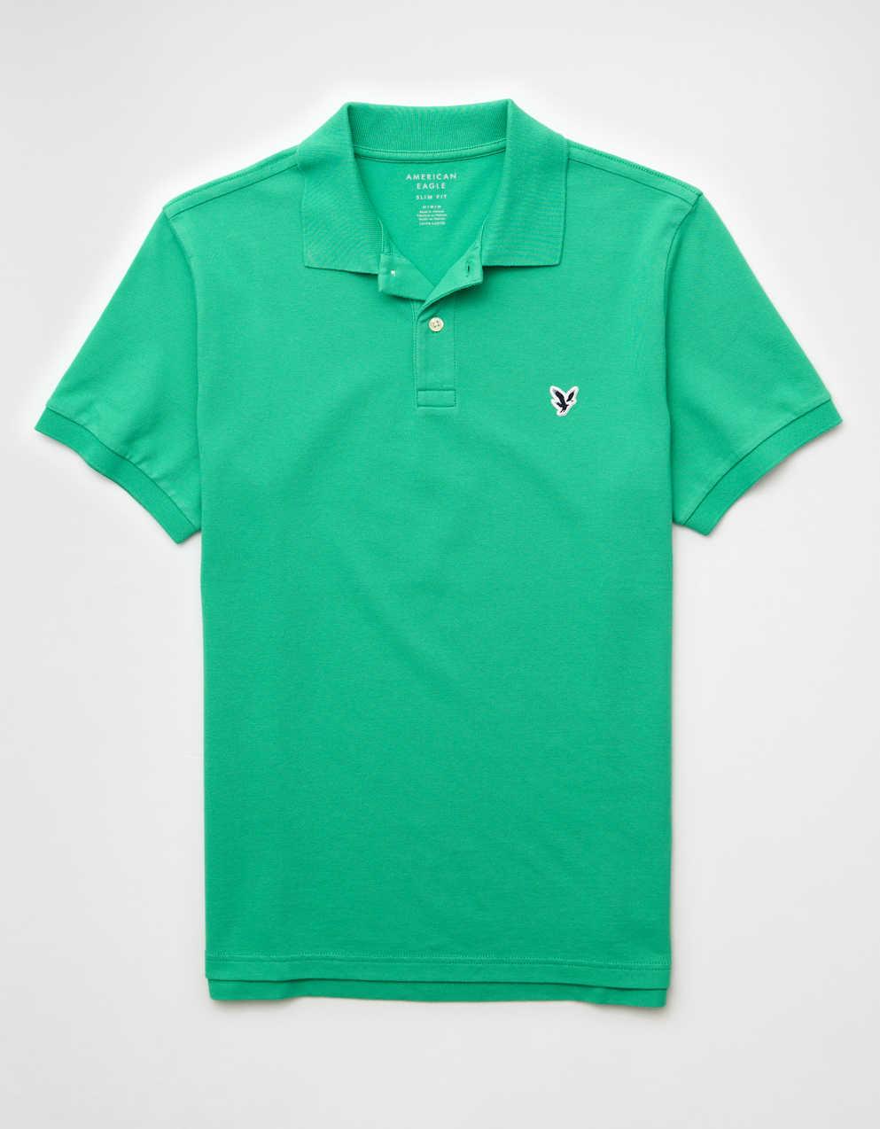 AE Slim Fit Flex Pique Polo Shirt