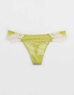 Show Off Sheer Happiness Lace Thong Underwear