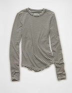 AEロングスリーブ・コージークルーネックTシャツ