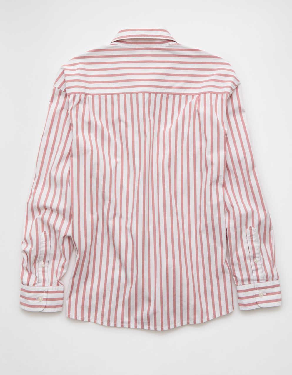AE Everyday Relaxed Fit Poplin Button-Up Shirt