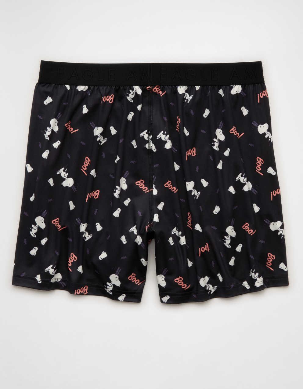 AEO Men's Halloween Snoopy Ultra Soft Pocket Boxer Short