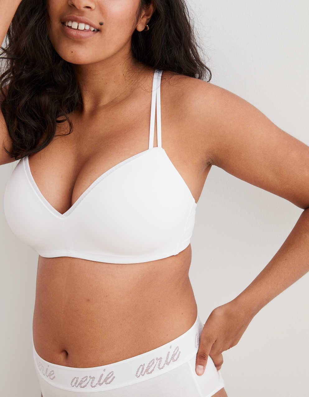 Aerie Real Happy ノンワイヤー プッシュアップブラ