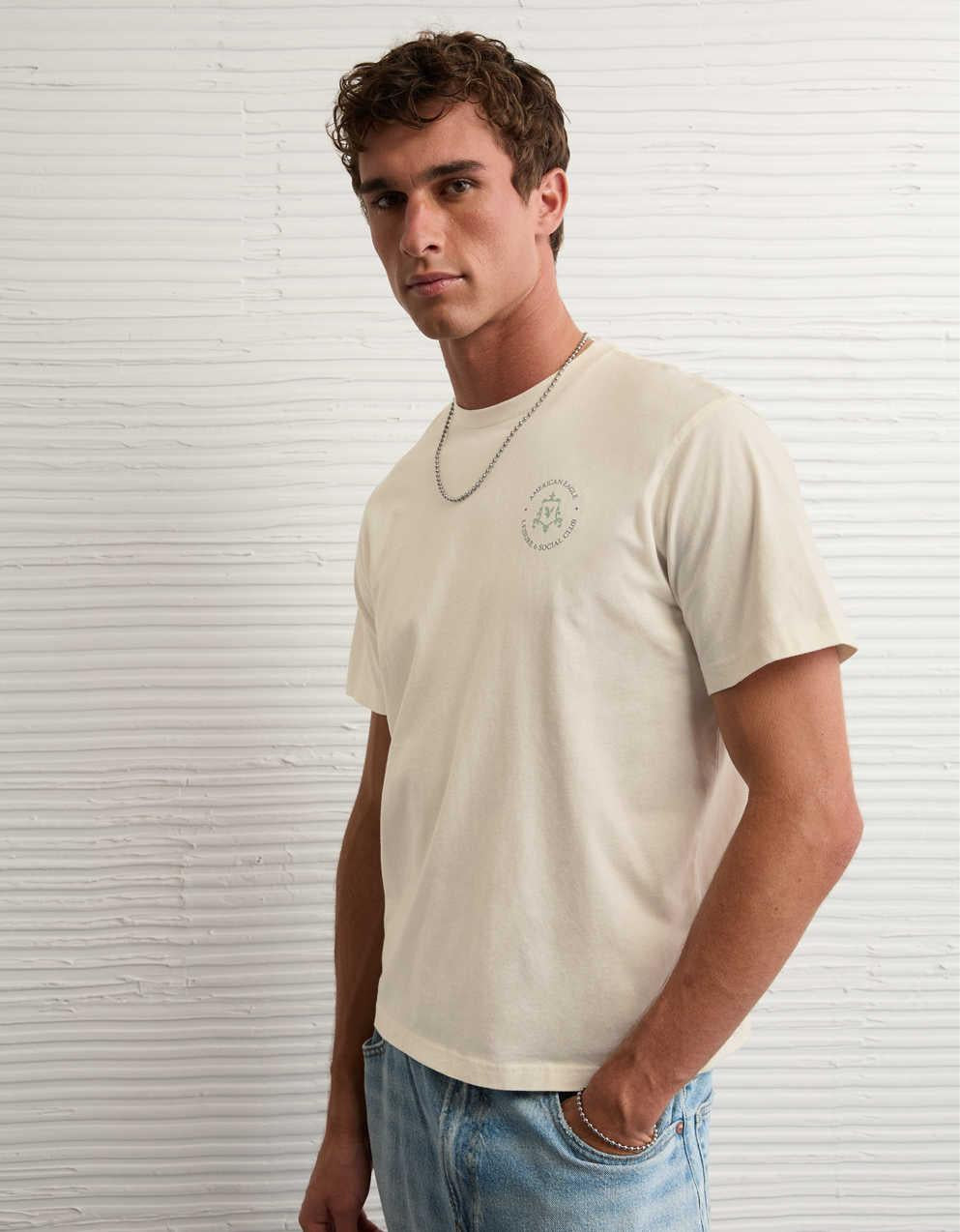 AE Standard Fit Logo Graphic T-Shirt