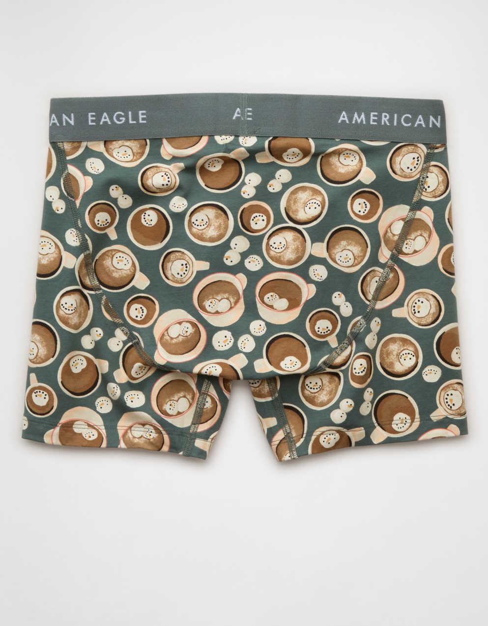 AEOメンズ・ココア4.5インチ・クラシック・ボクサー・ブリーフ