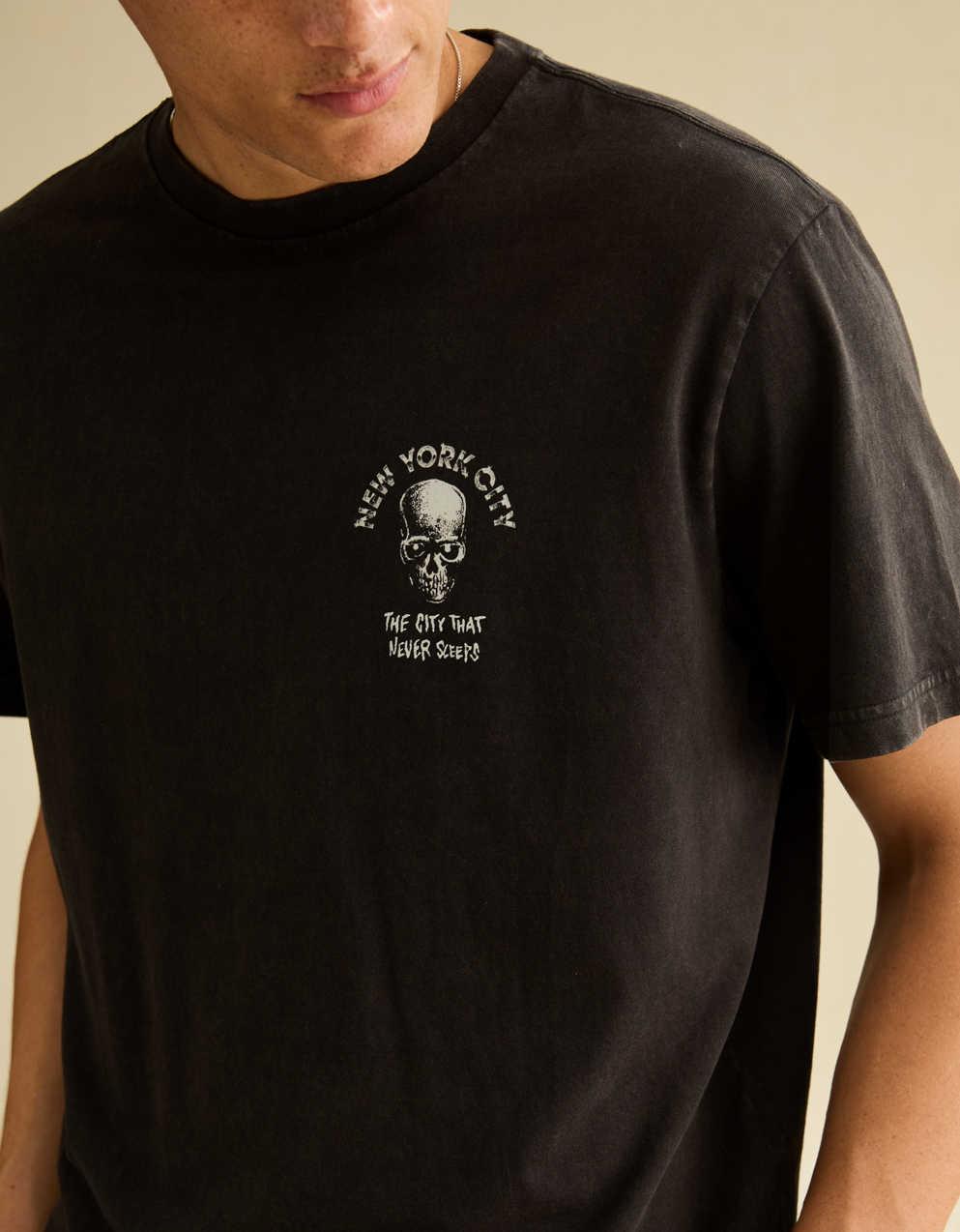 AE スタンダードフィット ハロウィン柄Tシャツ