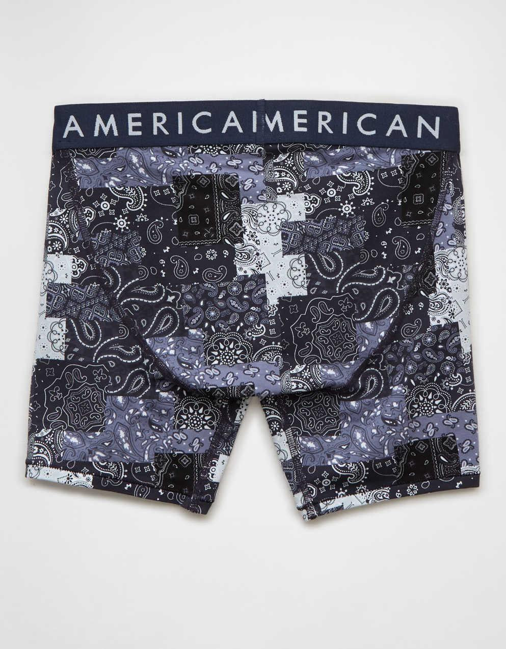 AEOメンズ・ペイズリー6インチ・クラシック・ボクサー・ブリーフ