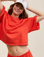 Aerie It's Casual Knit Slub T-Shirt