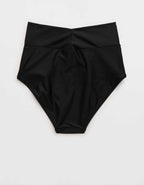 Aerie Ruched ハイウエストフルカバレッジビキニボトム
