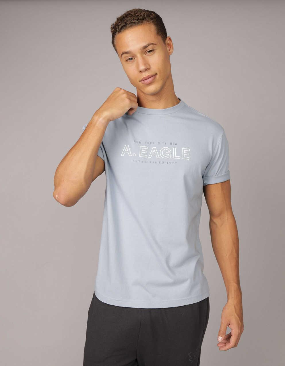 AE ロゴ グラフィック Tシャツ