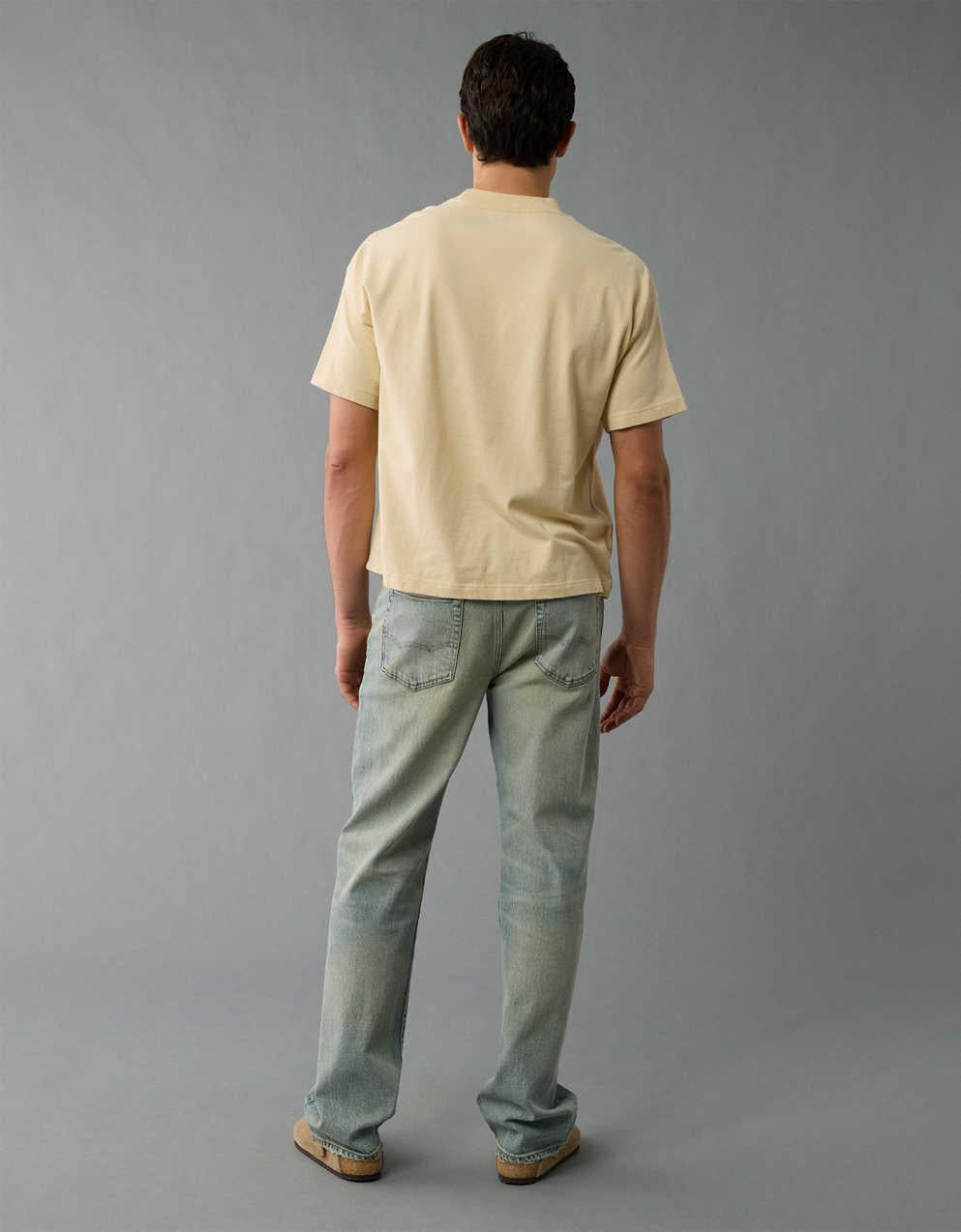 AE Laidback Luxe Heavyweight Oversized Logo Graphic T-Shirt