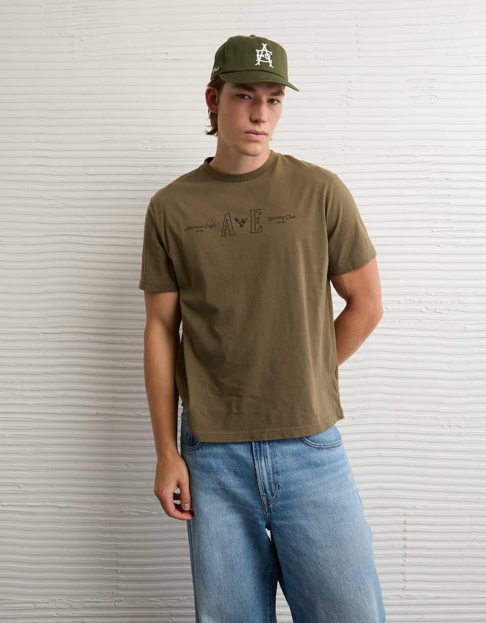 AE Standard Fit Logo Graphic T-Shirt