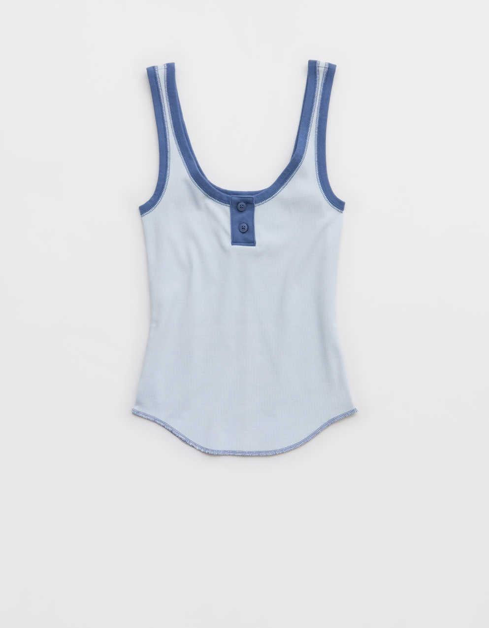 Aerie リブ・ヘンリー・タンクトップ