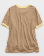 Aerie｜スマイリー®オーバーサイズ・クルー・ボーイフレンドTシャツ