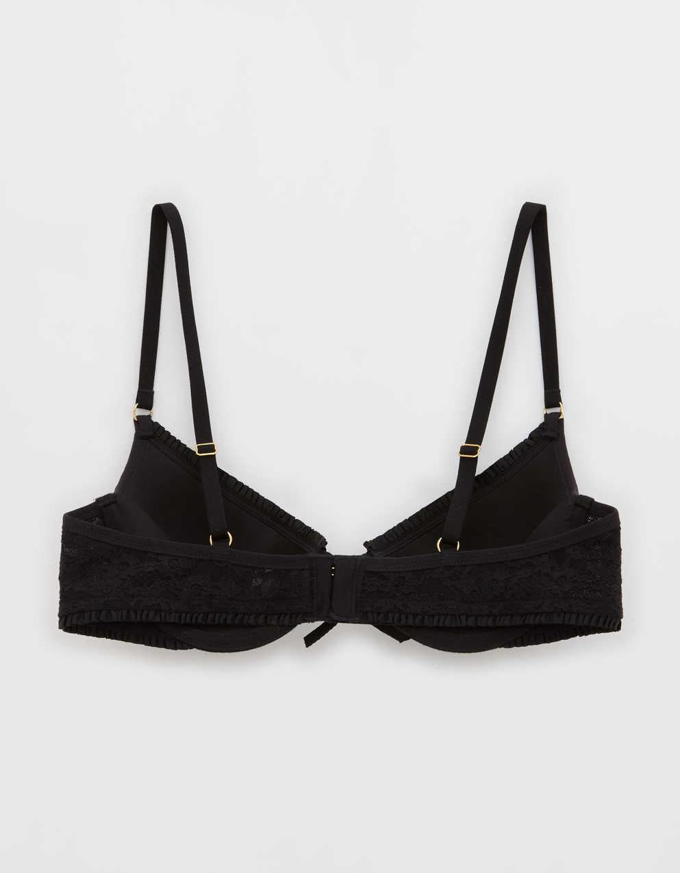 Show Off Vintage Lace Plunge Push Up Bra