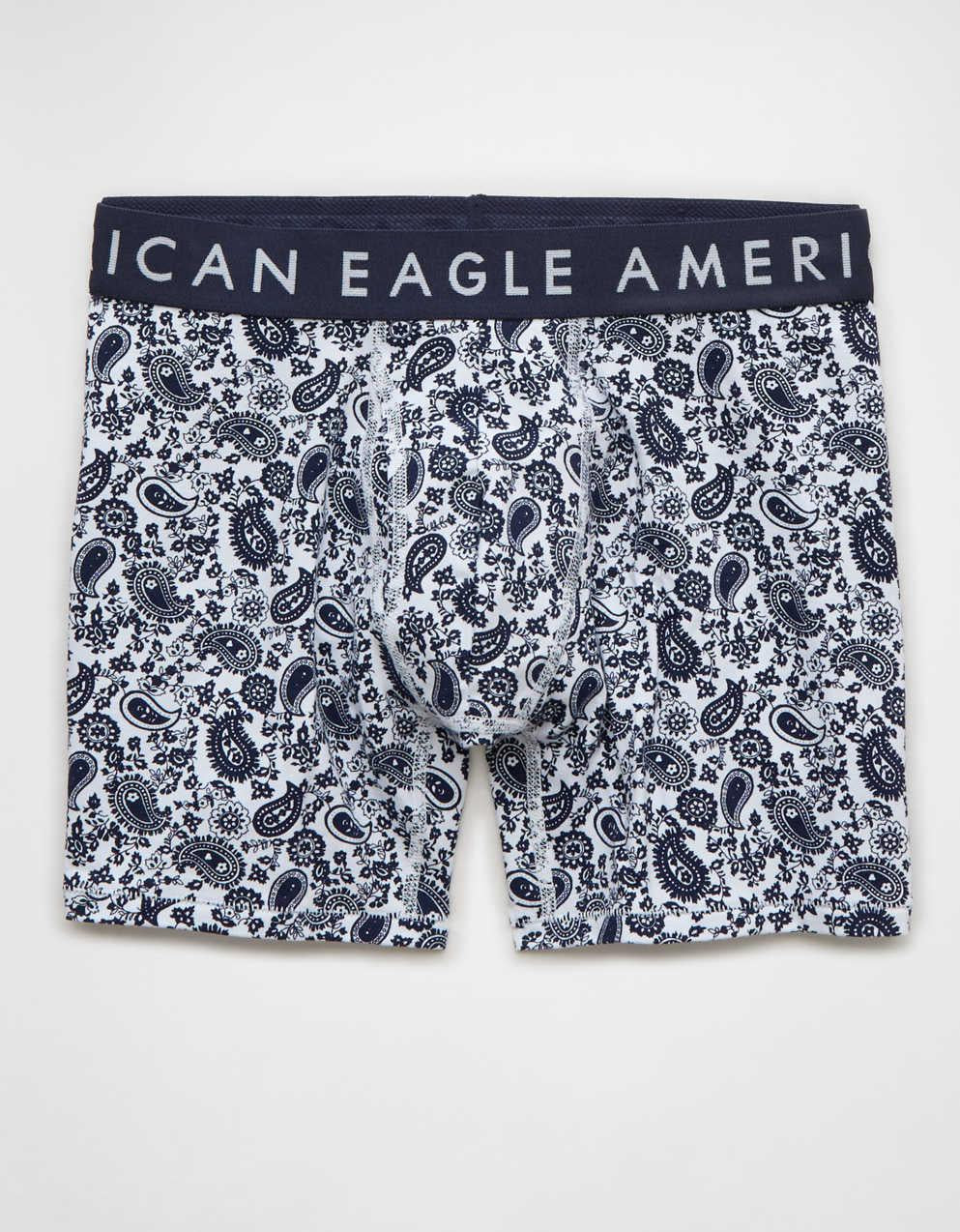 AEOメンズ・ペイズリー6インチ・クラシック・ボクサー・ブリーフ