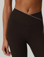 OFFLINE By Aerie Real Me XTRA Ribbed Picot Trim クロスオーバー・レギンス