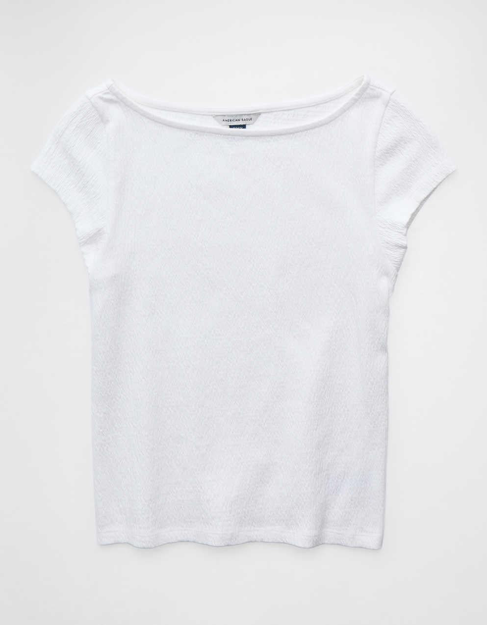 AE V-Neck Textured T-Shirt