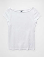 AE V-Neck Textured T-Shirt