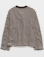 Aerie アラムナイ ヘンリーネック スウェットシャツ