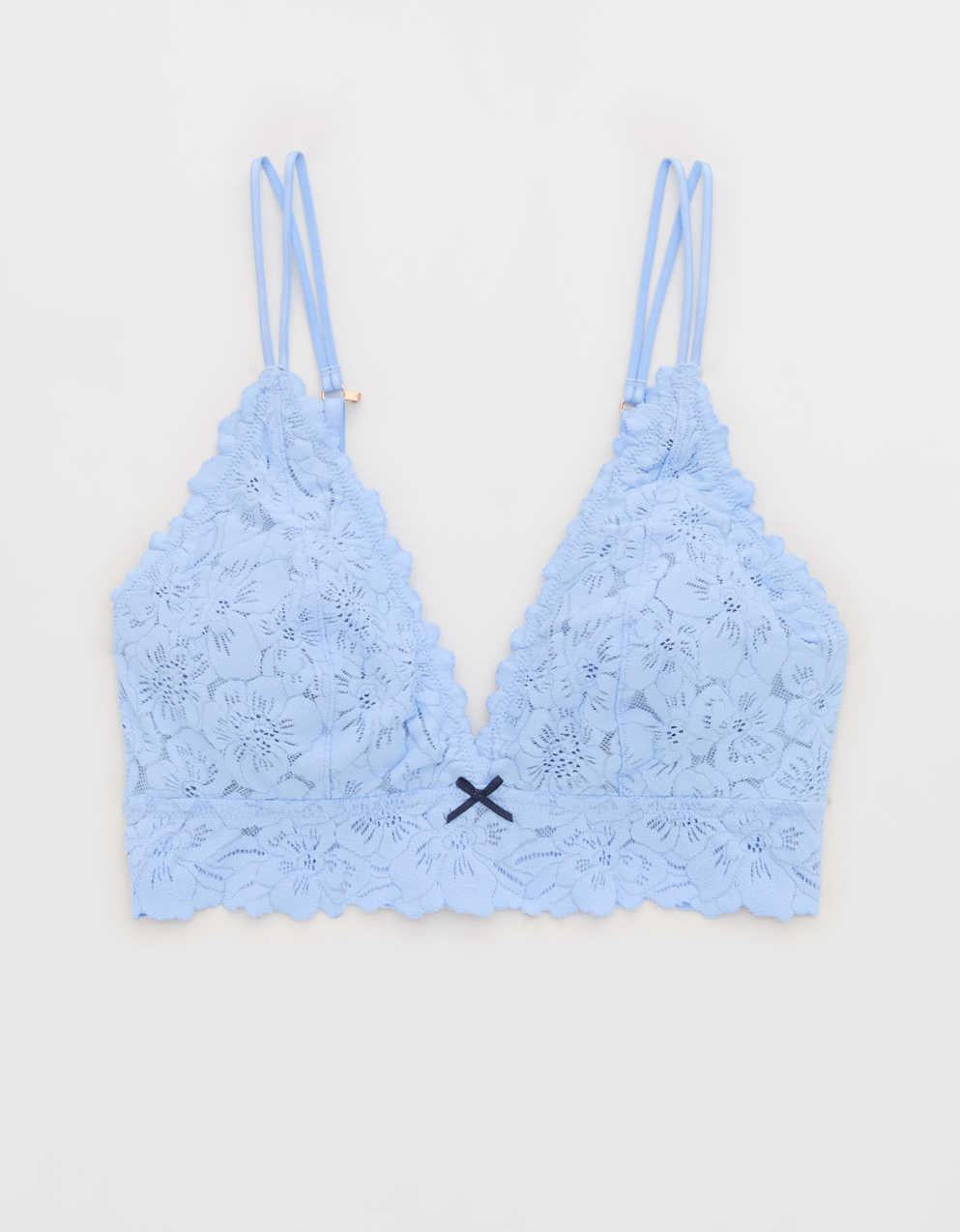 Show Off Rosey Lace Padded Plunge Bralette