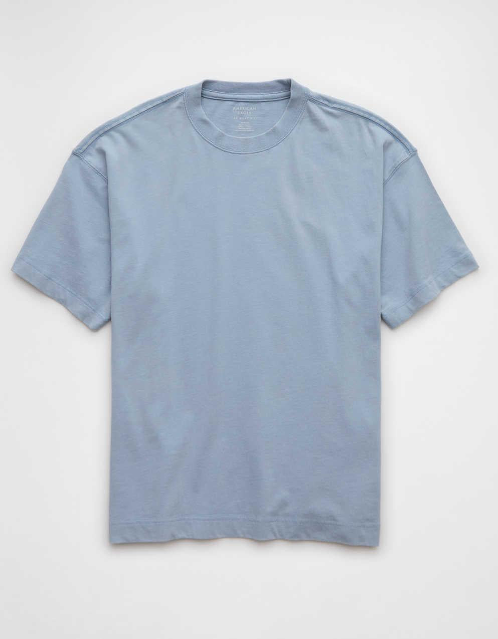 AEボクシー・フィット・スエード・ジャージーTシャツ