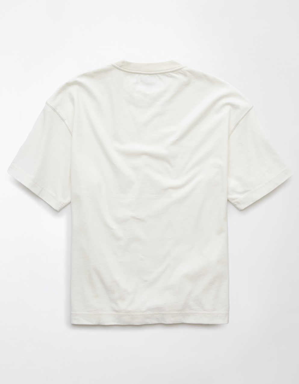 AEボクシー・フィット・スエード・ジャージーTシャツ