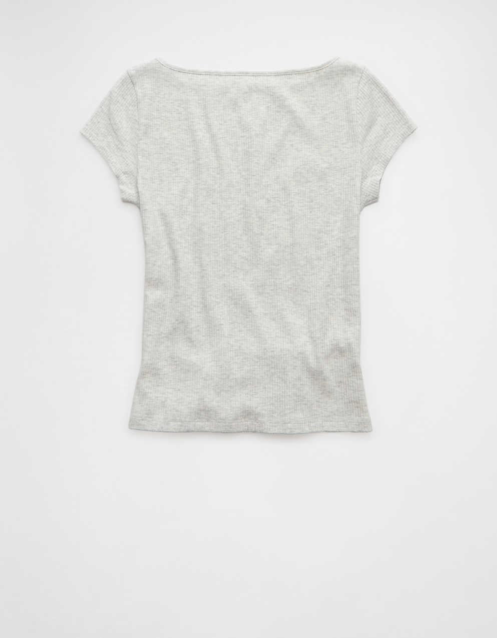 AEボートネックTシャツ