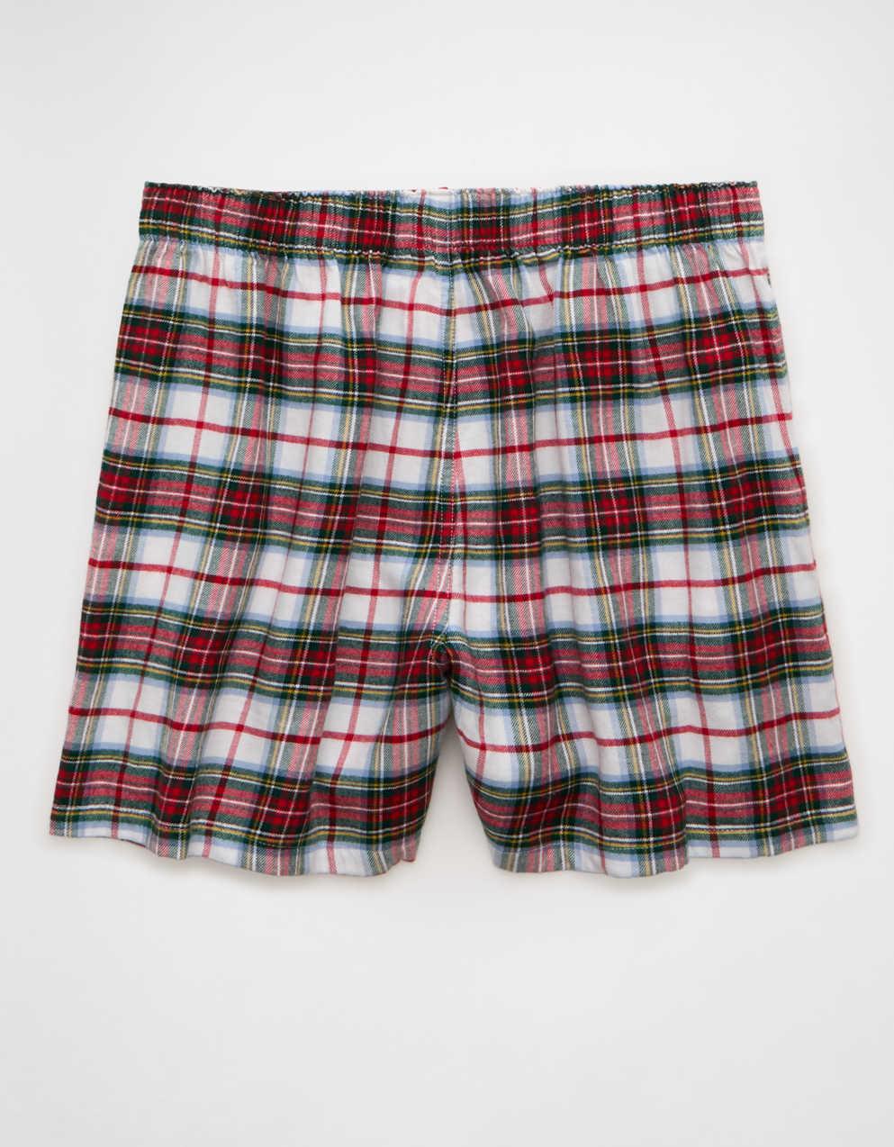 AEO チェック柄ポケット・ボクサー・ショート