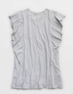 Aerie フラッタースリーブTシャツ