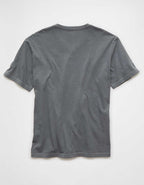 AE スタンダード・フィット・リブド・インVネックTシャツ