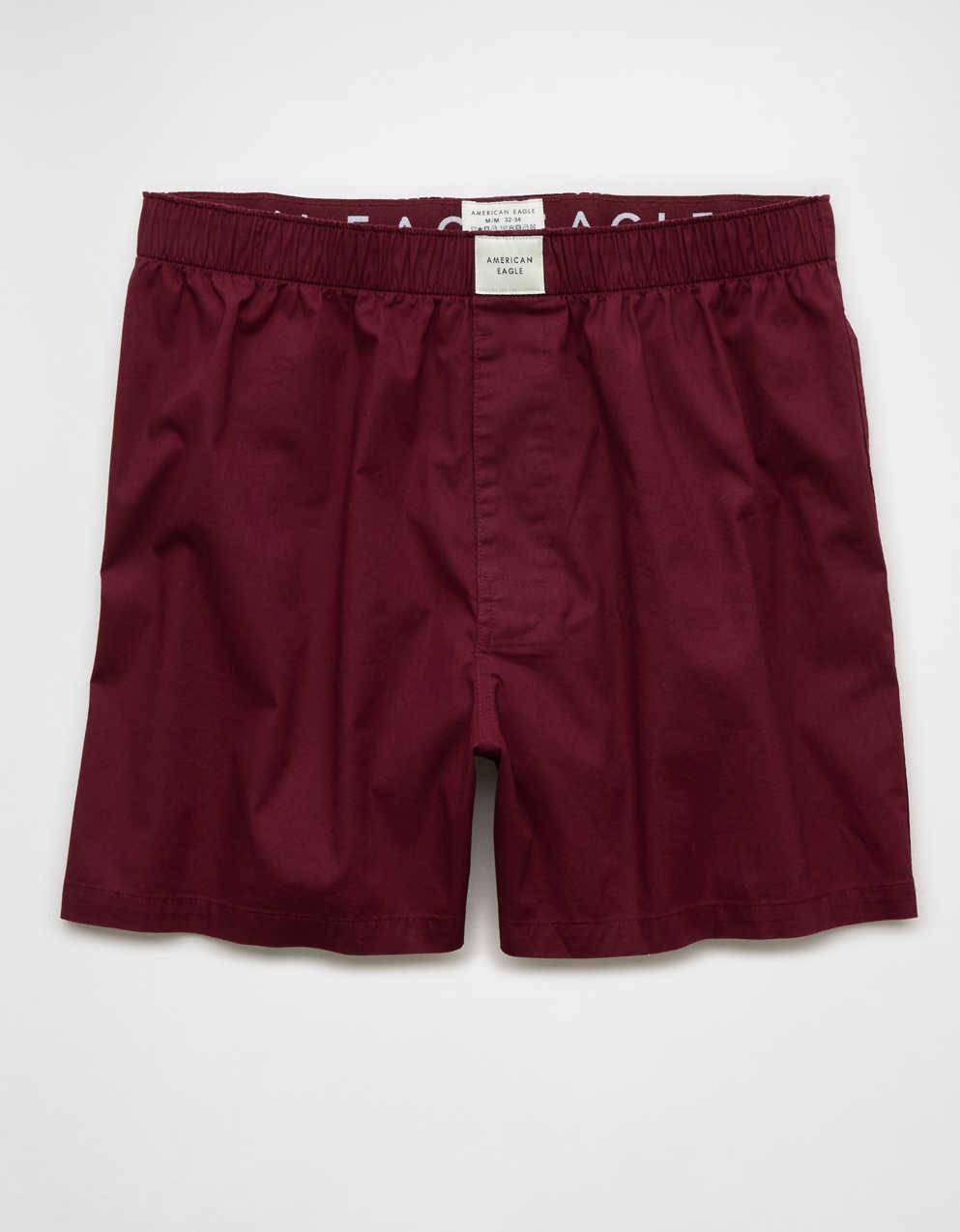AEO メンズ・ソリッド・ストレッチ・ボクサー・ショート