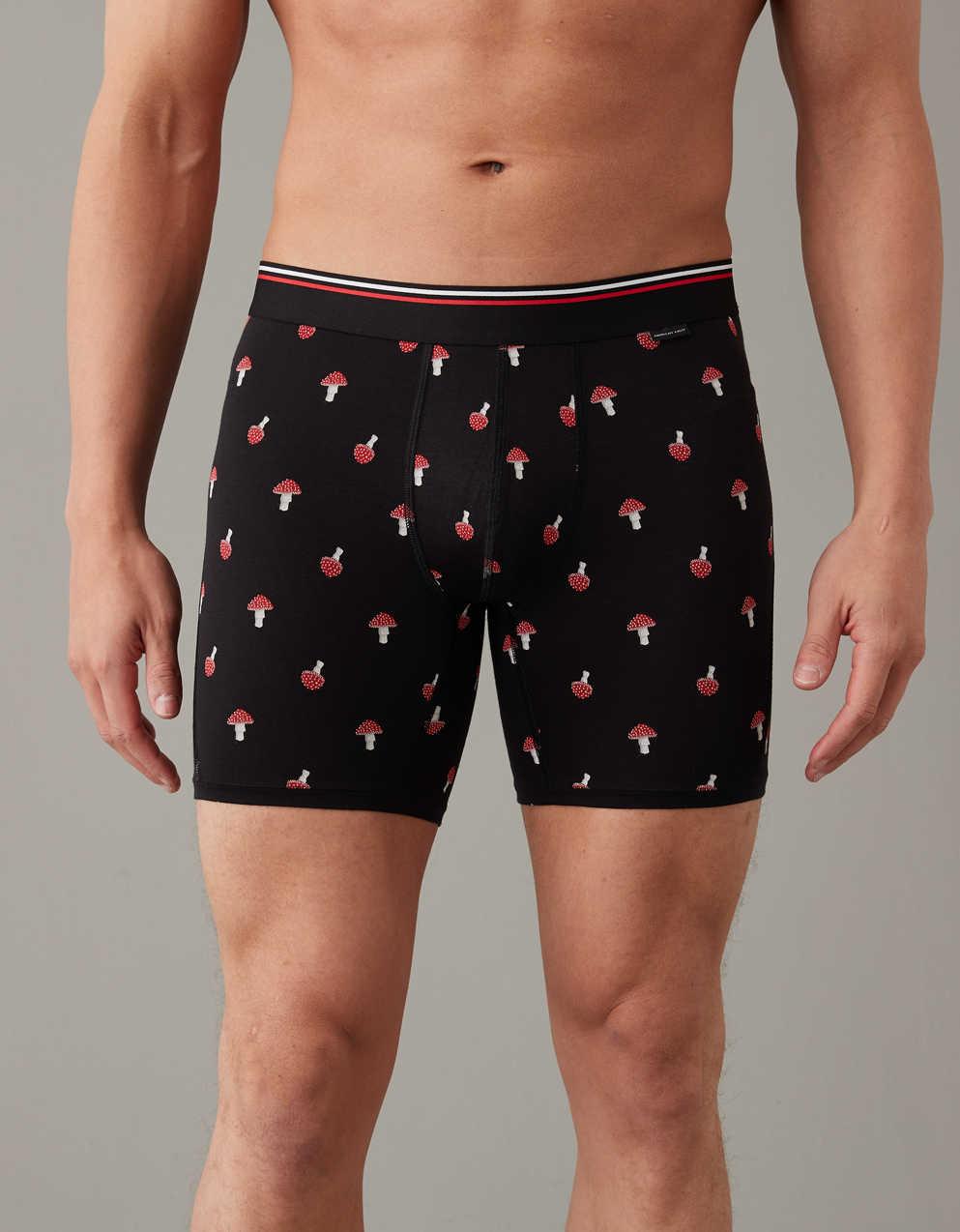 AEO メンズ・マッシュルーム 6インチ・ウルトラ・ソフト・ボクサー・ブリーフ