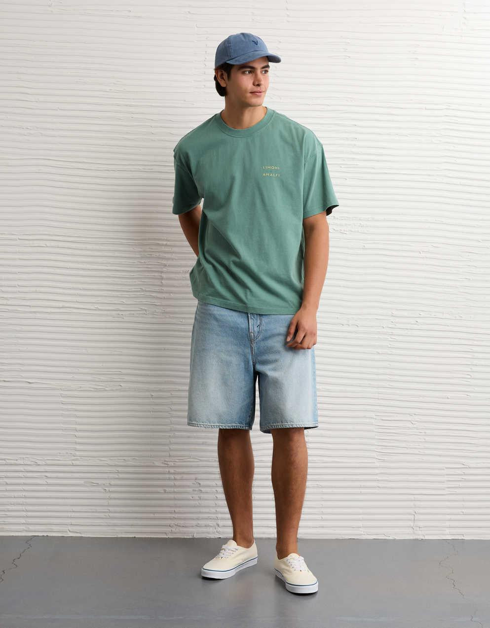 AE ボクシーフィット デスティネーション グラフィックTシャツ