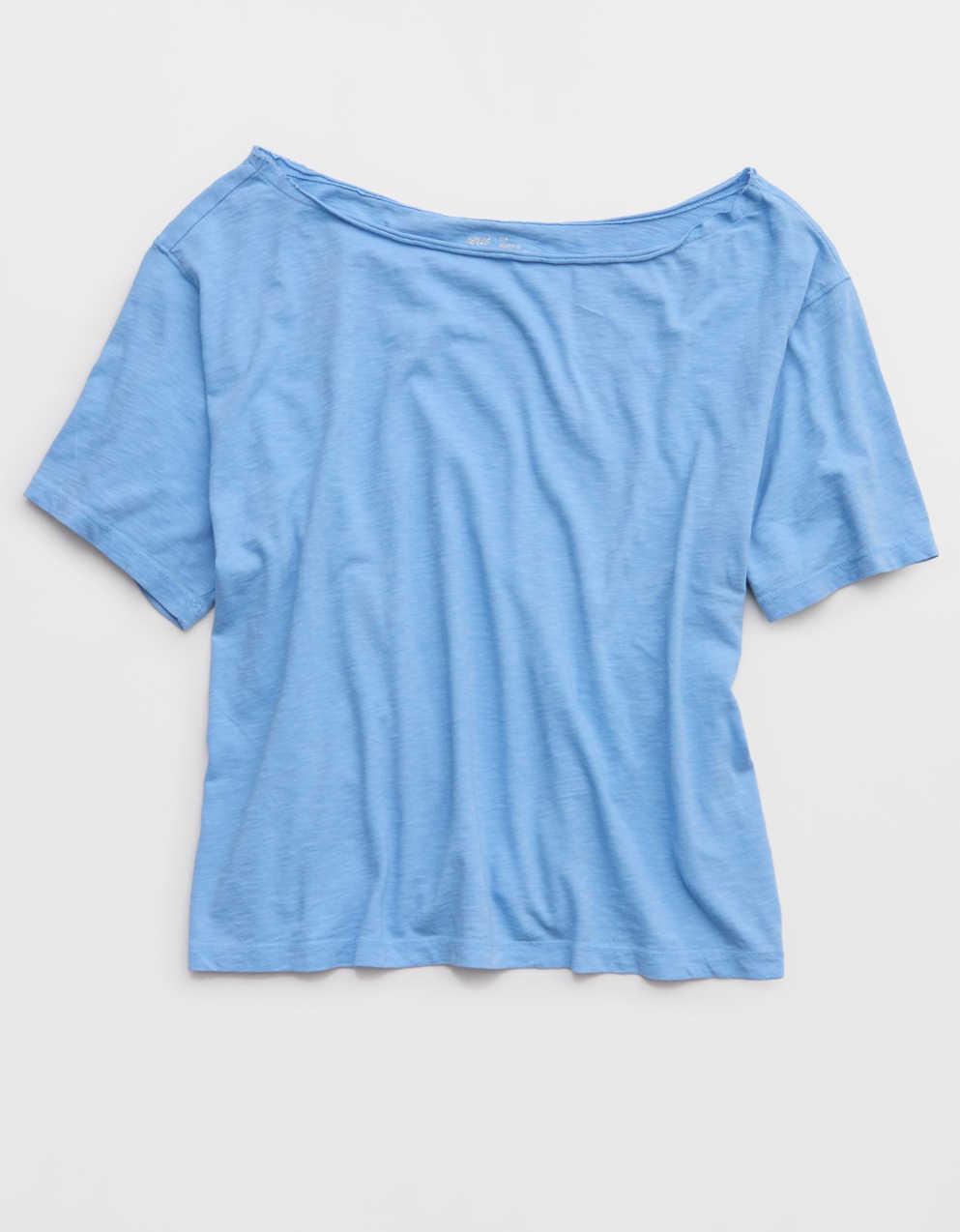 Aerie オフショルダー ゆったりTシャツ