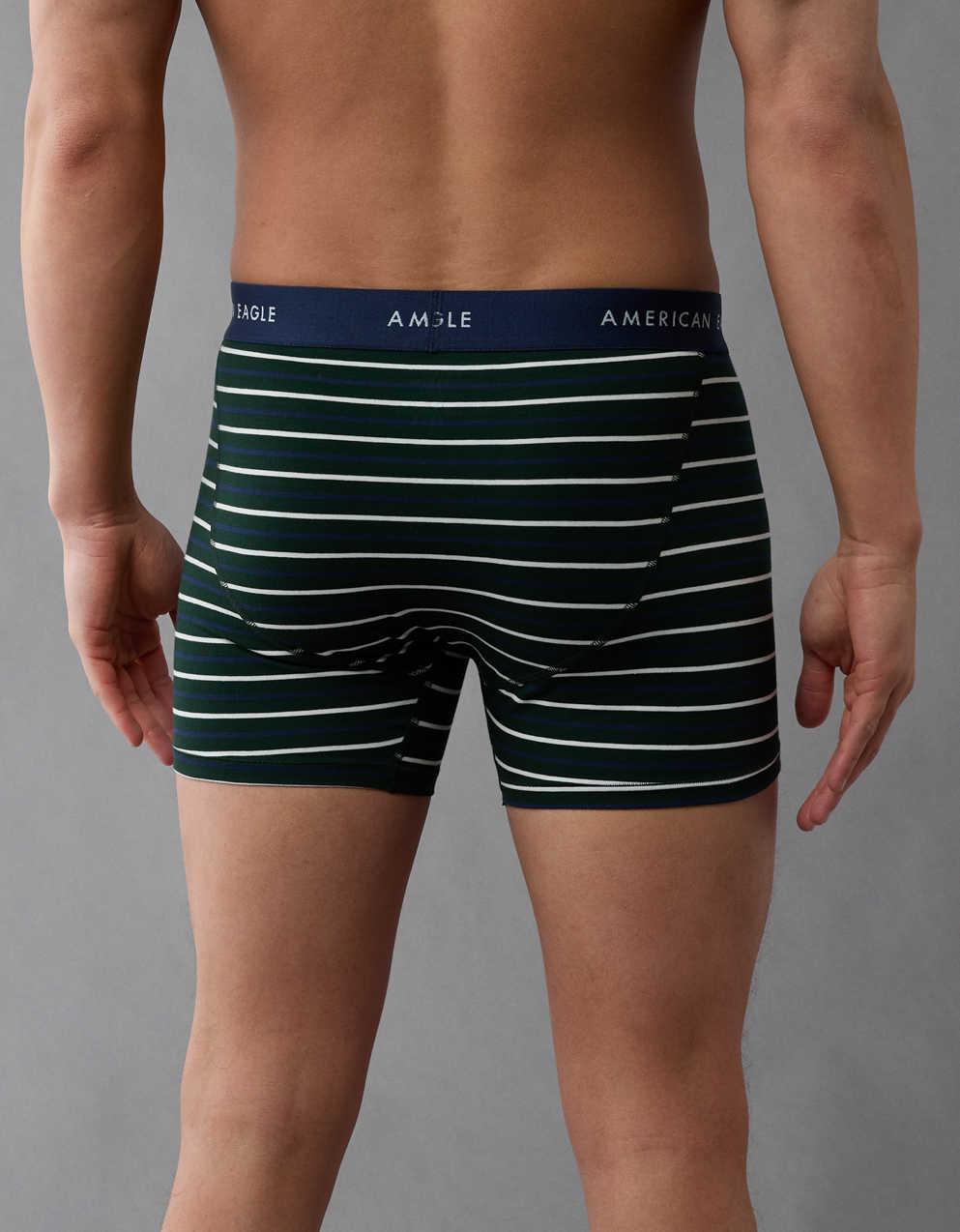 AEOメンズ・ストライプ4.5インチ・クラシック・ボクサー・ブリーフ