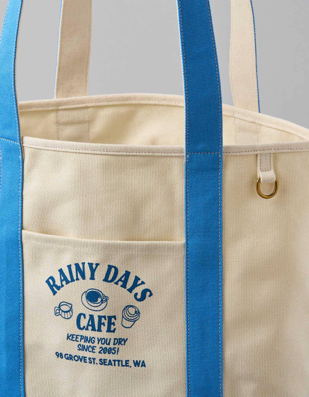 AEオフ・デューティー 雨の日カフェ・トートバッグ